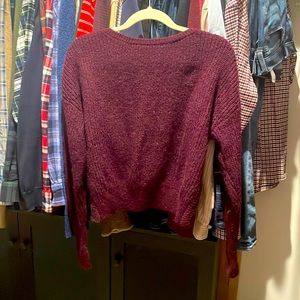 Plum/wine colored Sweater! Like new condition!